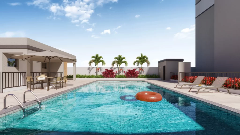 Área de Lazer planejada e equipada - Recanto Santa Maria