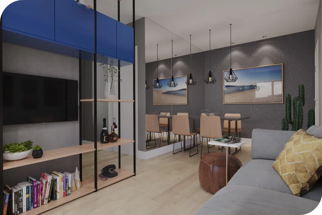 Estilo industrial nos apartamentos da Stanza