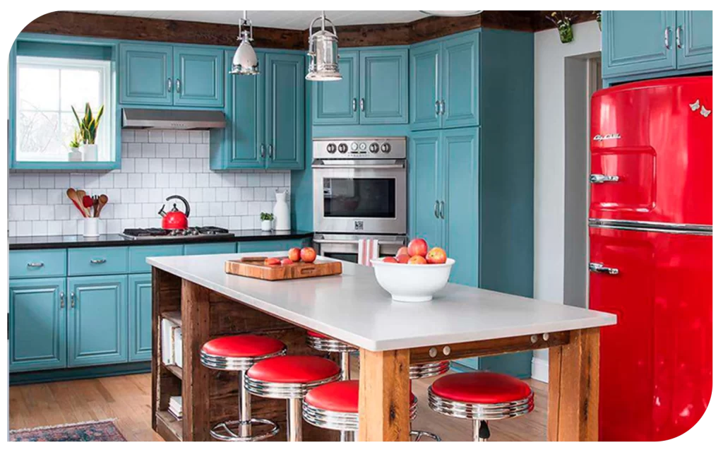 tendências de decoração em 2024: cozinha retrô