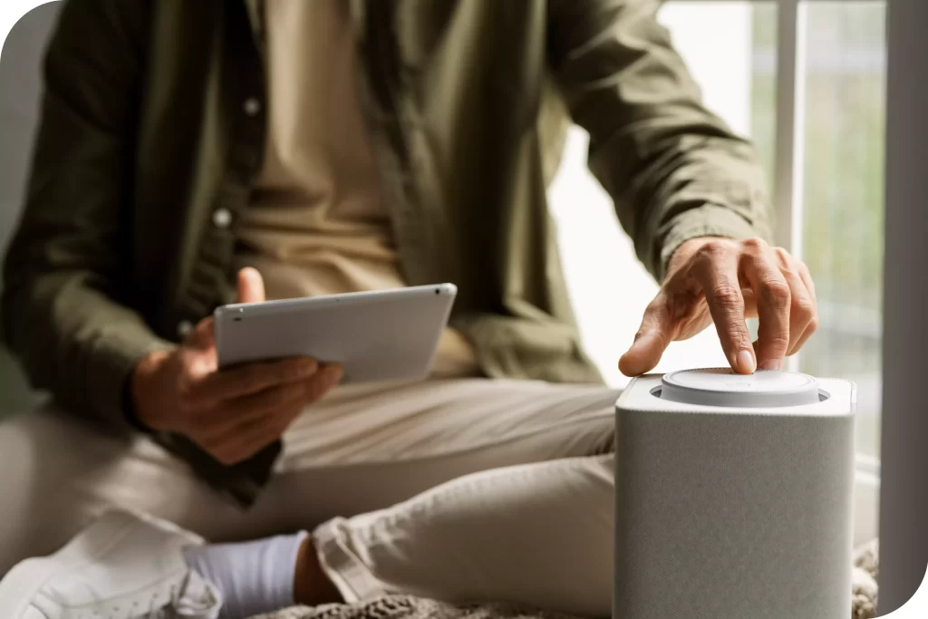 Residência inteligente assistente de voz Residência inteligente assistente de voz