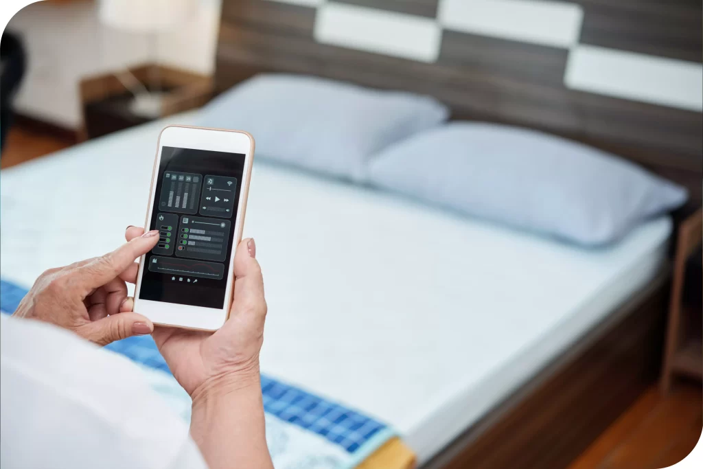 Residência inteligente automatização luzes do quarto Residência inteligente automatização luzes do quarto