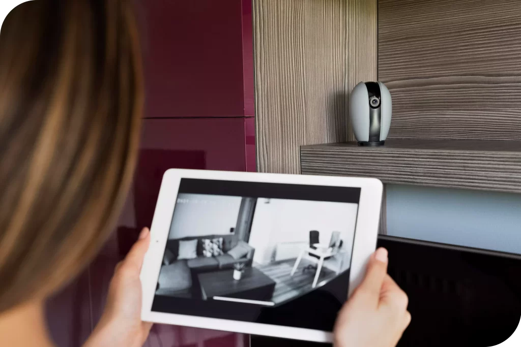 Residência inteligente câmeras pela casa Residência inteligente câmeras pela casa