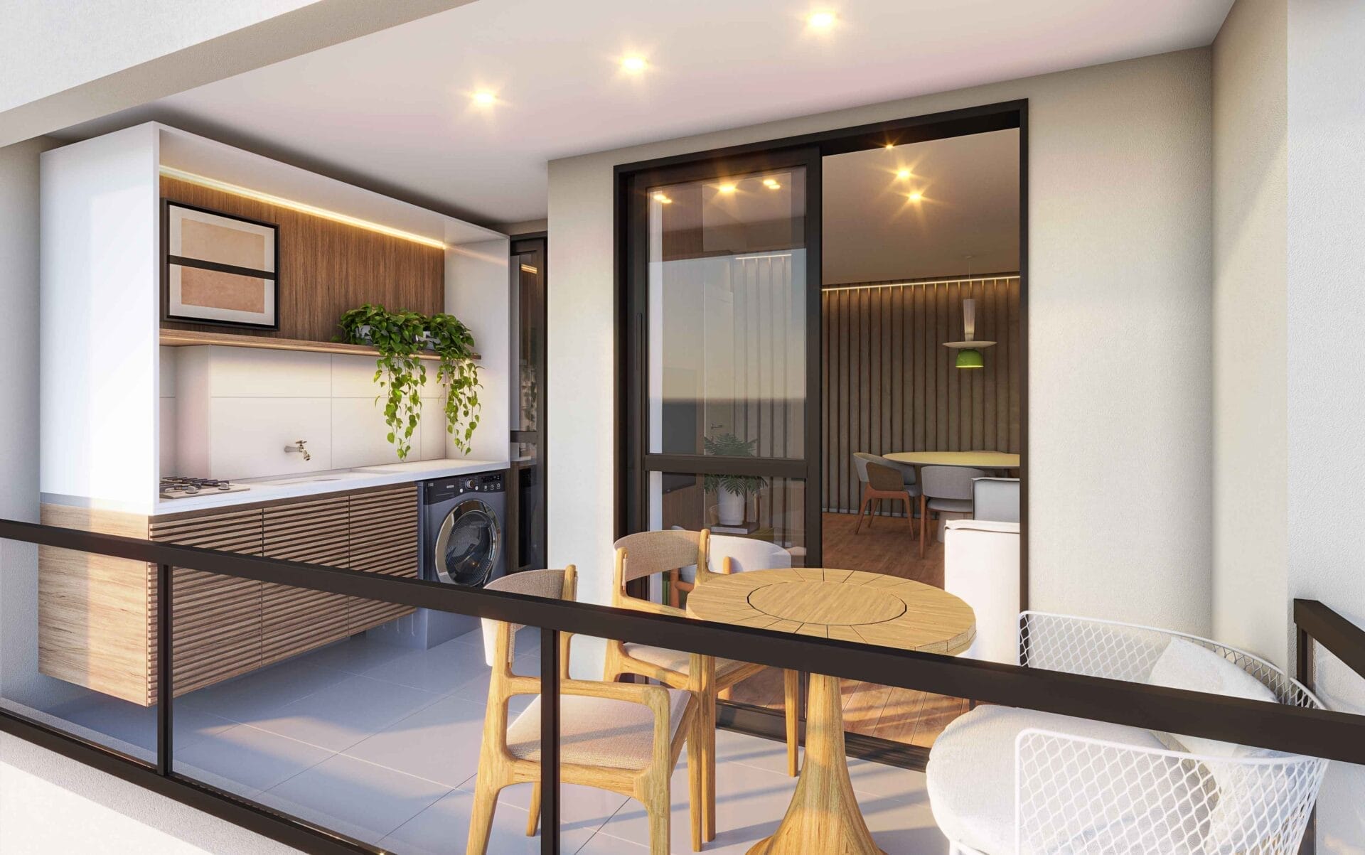 papo com arquiteto luzita cozinha varanda stanza