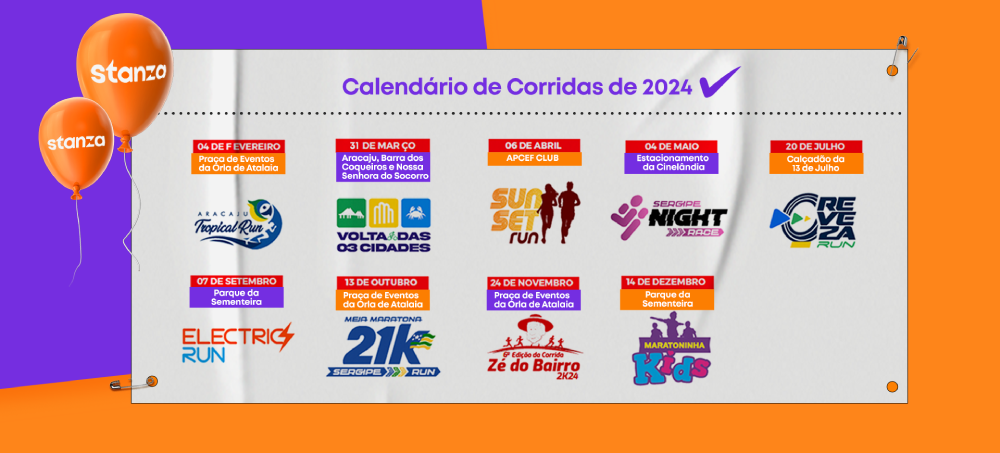 Calendário de corridas em Sergipe 2024 time stanza calendario de corridas em sergipe 2024