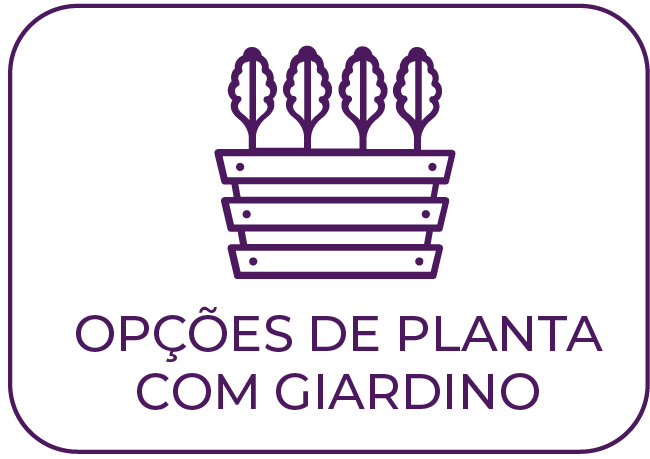 Opções de plantas com giardino