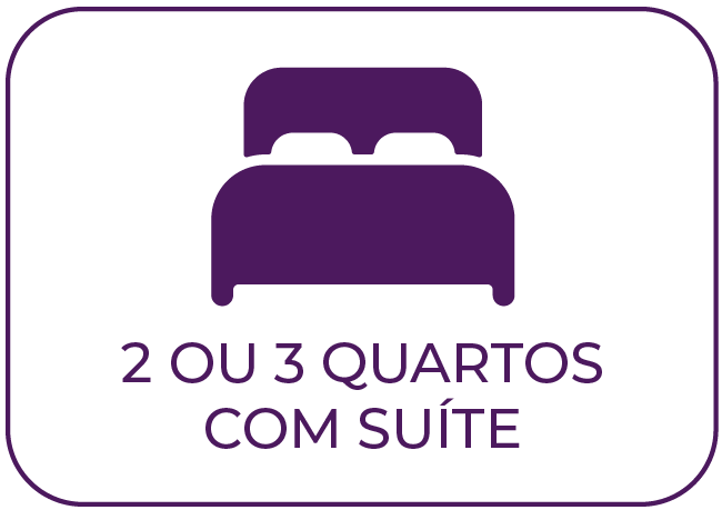 2 ou 3 quartos com suíte