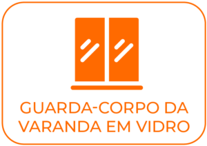 Guarda-corpo da varanda em vidro