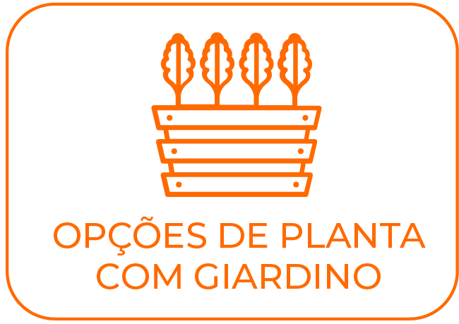 Opções de plantas com giardino